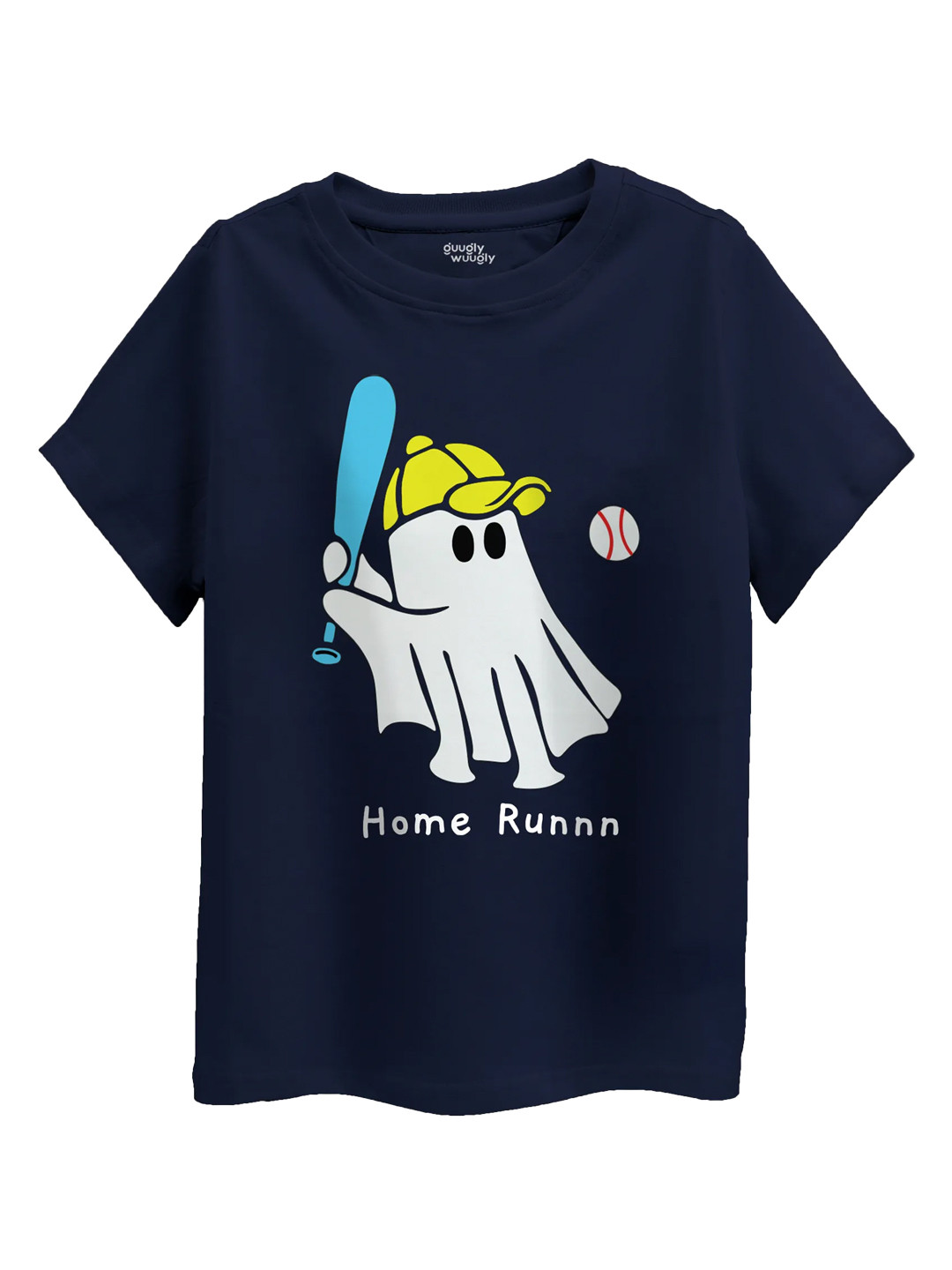 Guugly Wuugly Super Soft Combed Compact Cotton Home Run T-shirt