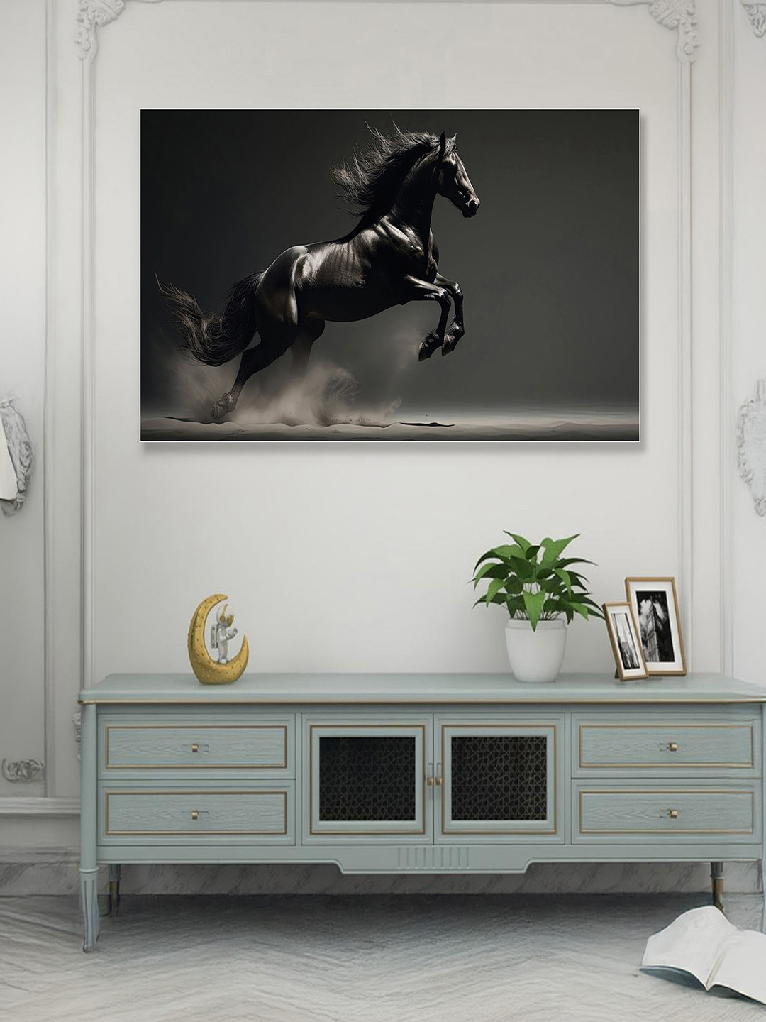 nestroots Black Painted Wall Arts