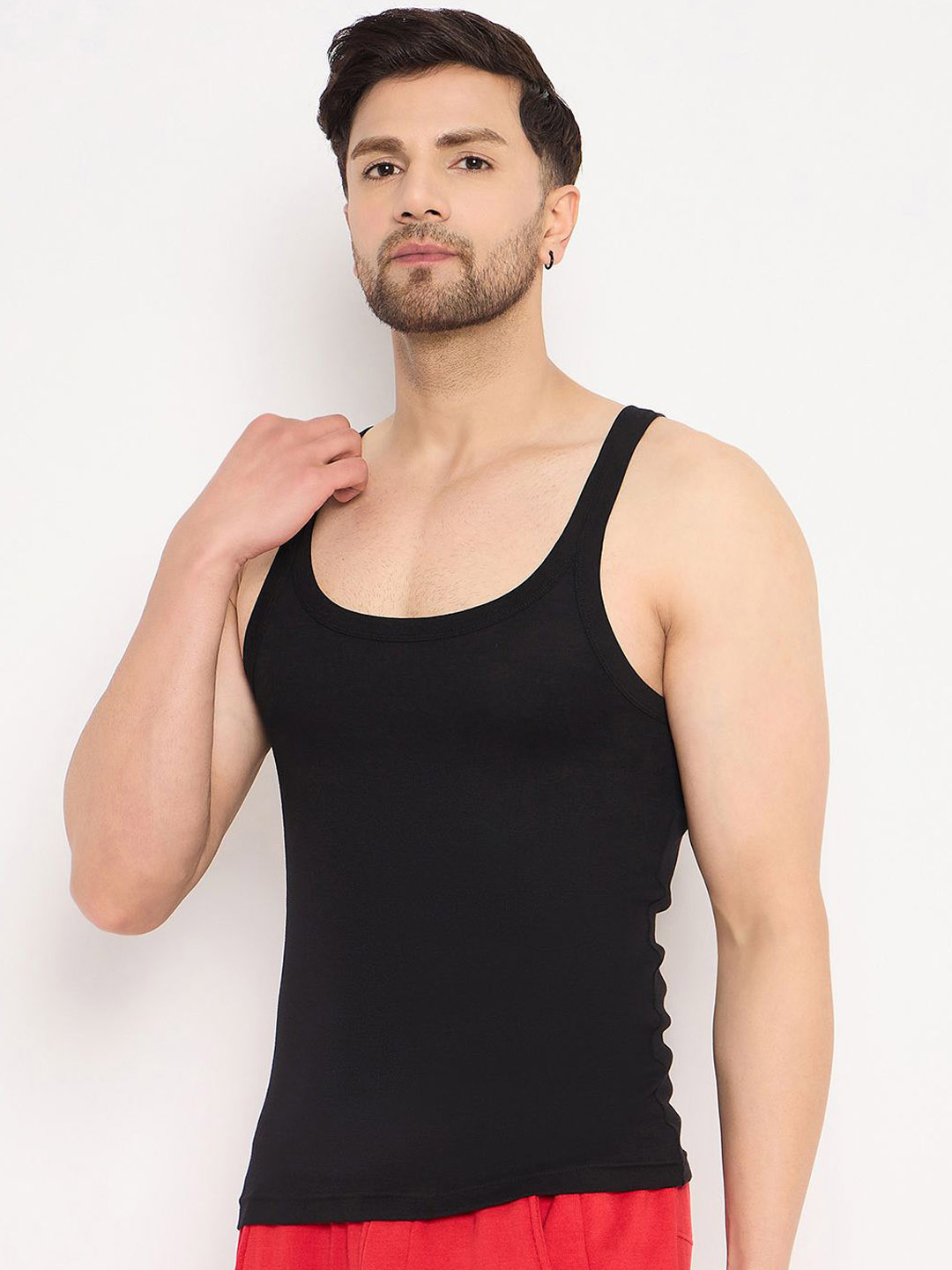 John Players Cotton Scoop Neck Innerwear Vests