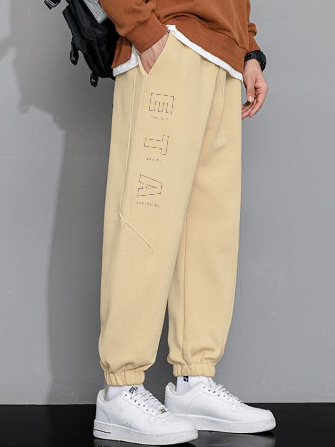 NOBERO Men Oversized Explorer Joggers
