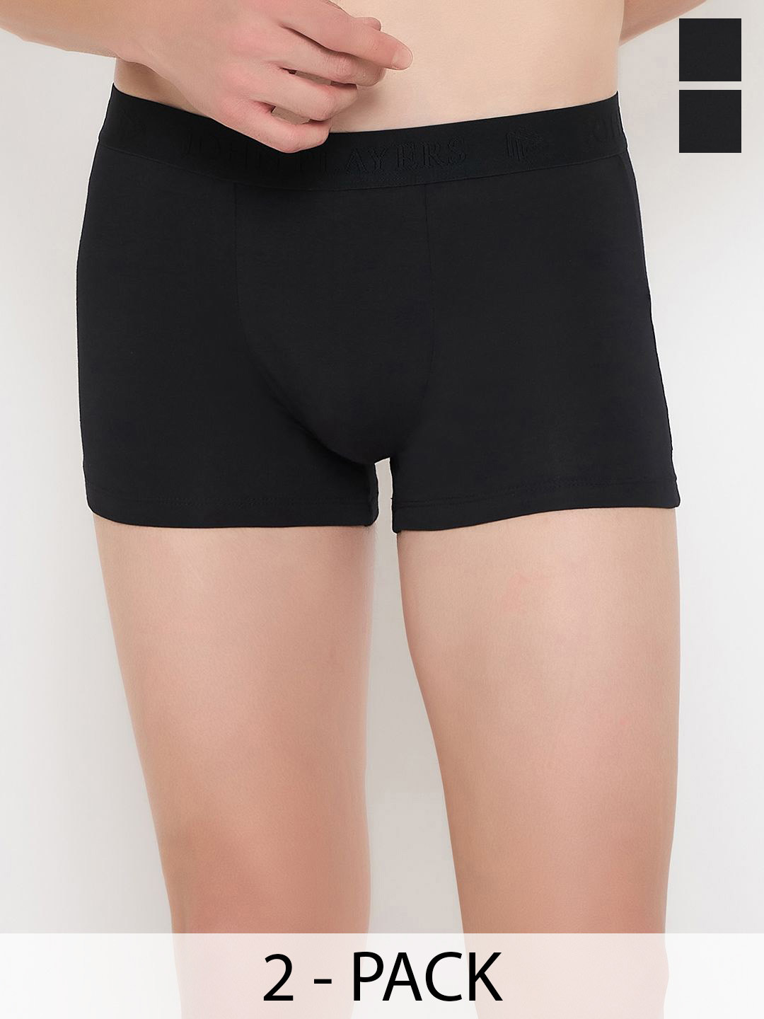 John Players Pack Of 2 Cotton Short Trunks JTK602C01S