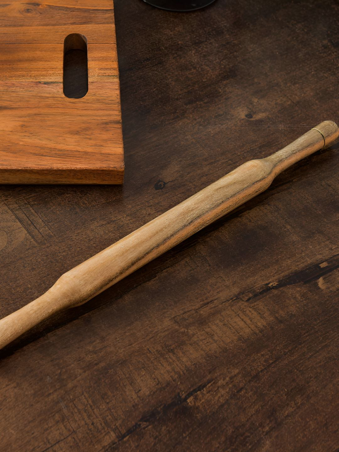 oggn Acacia Brown Wooden Rolling Star Belan