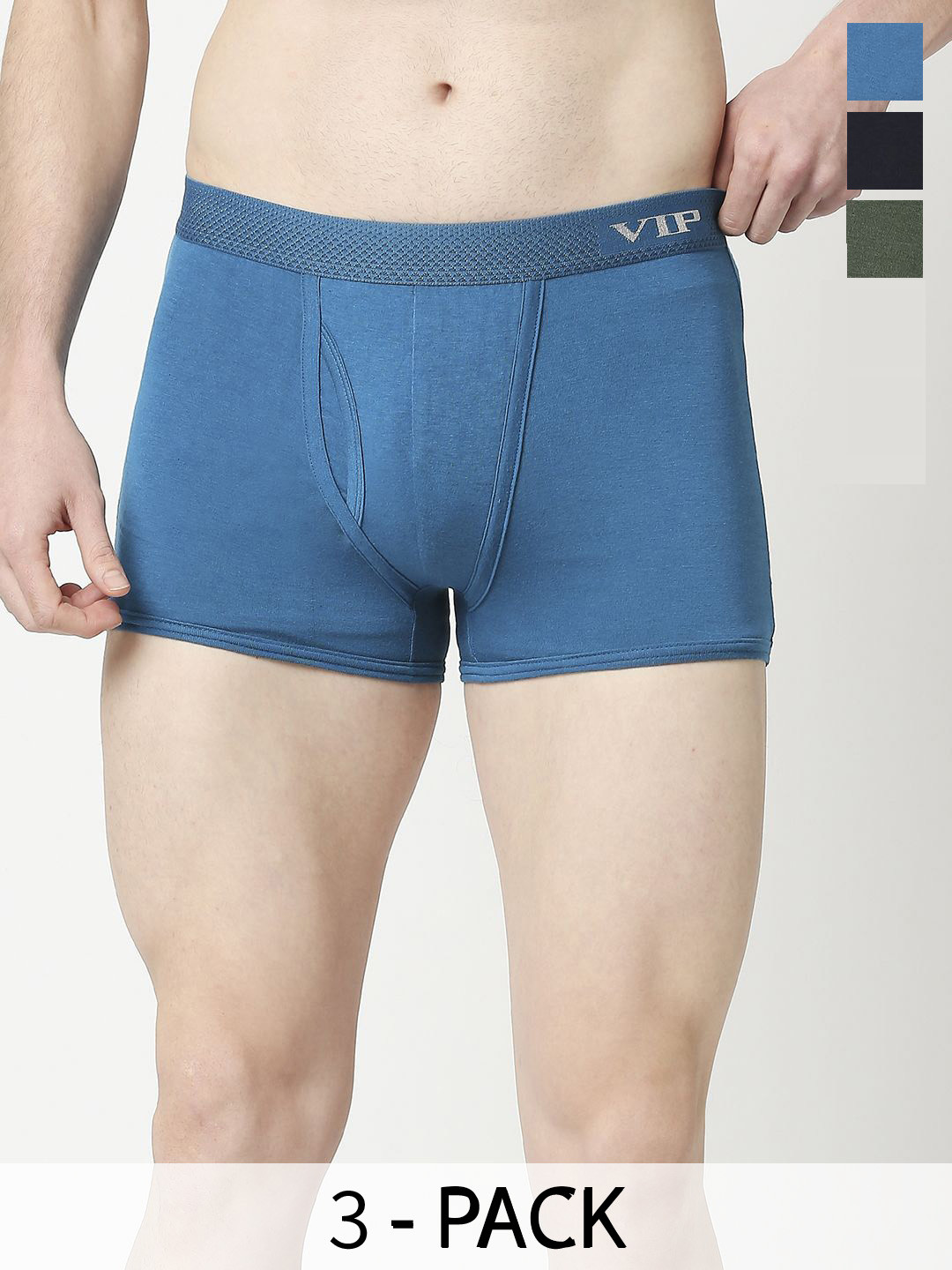 VIP Pack Of 3 Assorted Trunks VP-MI-TR-SNSRY-1P-FM-S-PO3