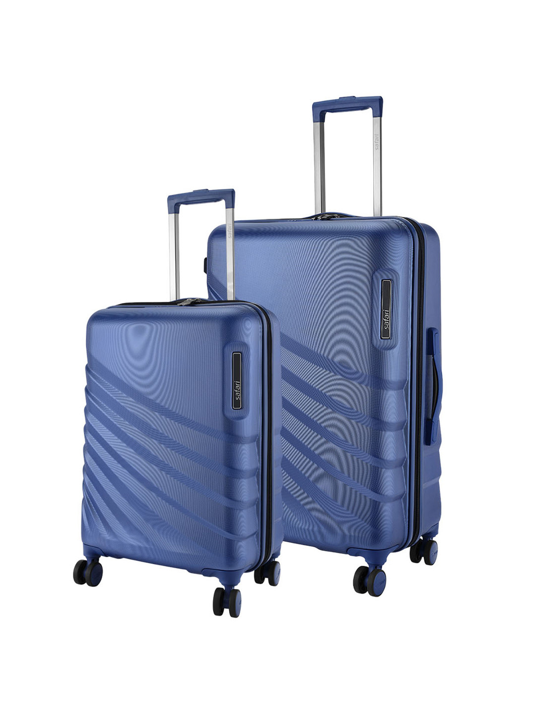 Safari Select Polaris Pro Set of 2 Textured with TSA Lock Polycarbonate Trolley Bag