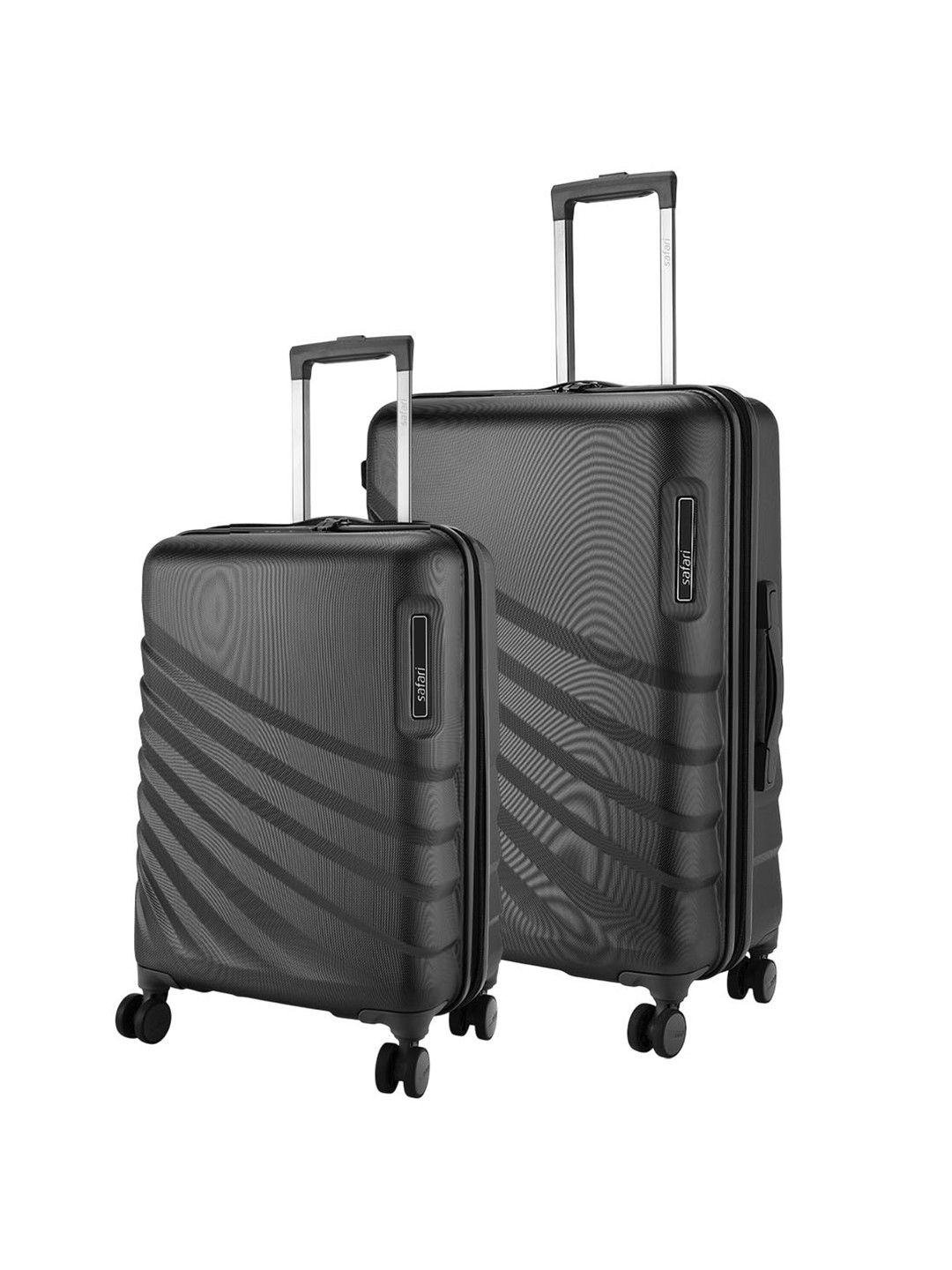 Safari Select Polaris Pro Set of 2 Textured with TSA Lock Polycarbonate Trolley Bag