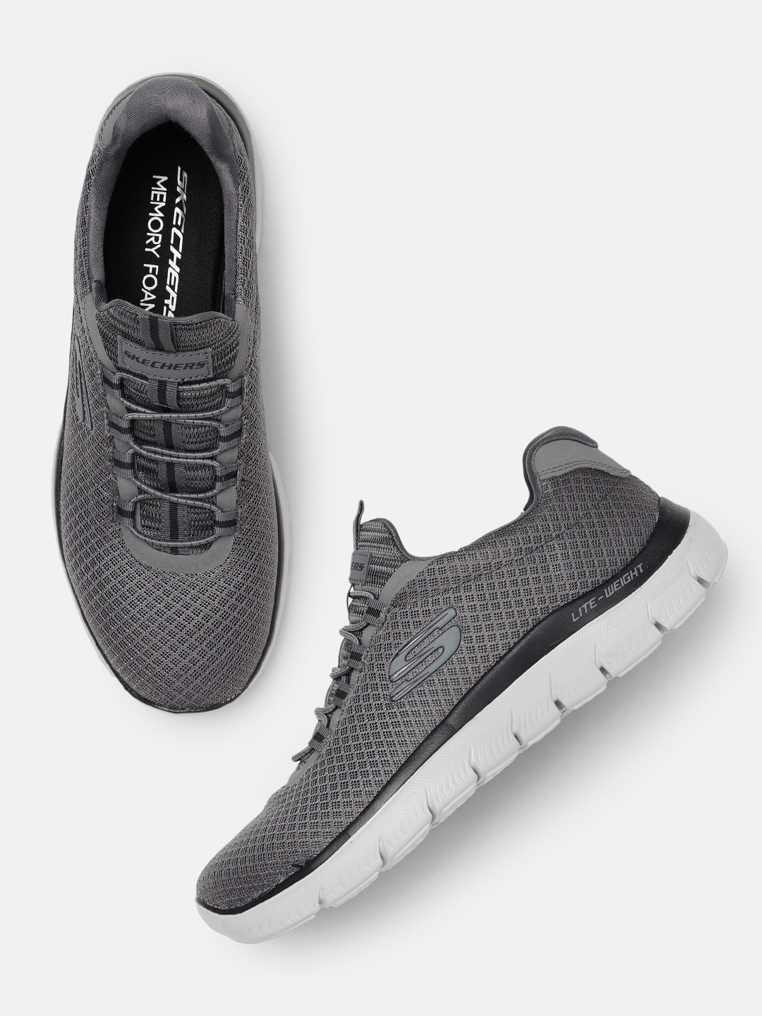 Skechers Men SUMMITS Textured Sneakers