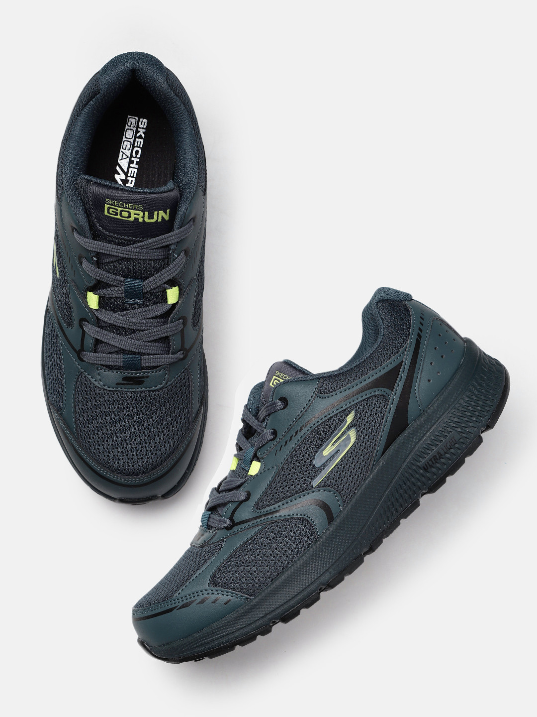 Skechers Men GO RUN CONSISTENT Textile Running Shoes