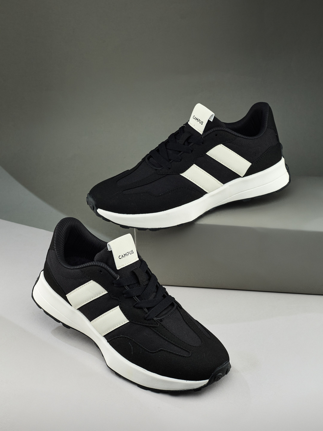Campus Men BRISK Colourblocked PU Sneakers