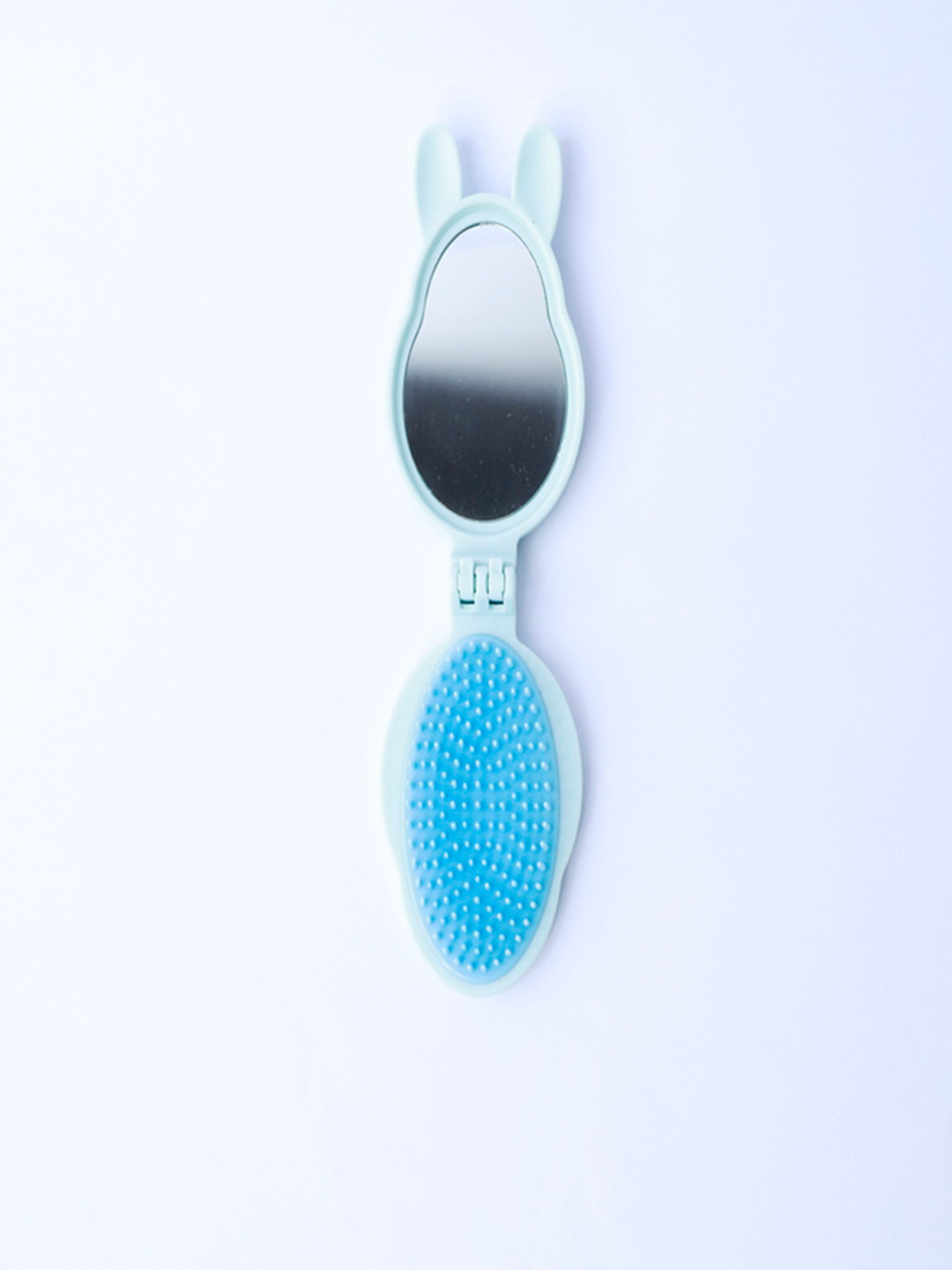 Beutifly Kids Glossy Foldable Paddle Hair Brush With Mirror