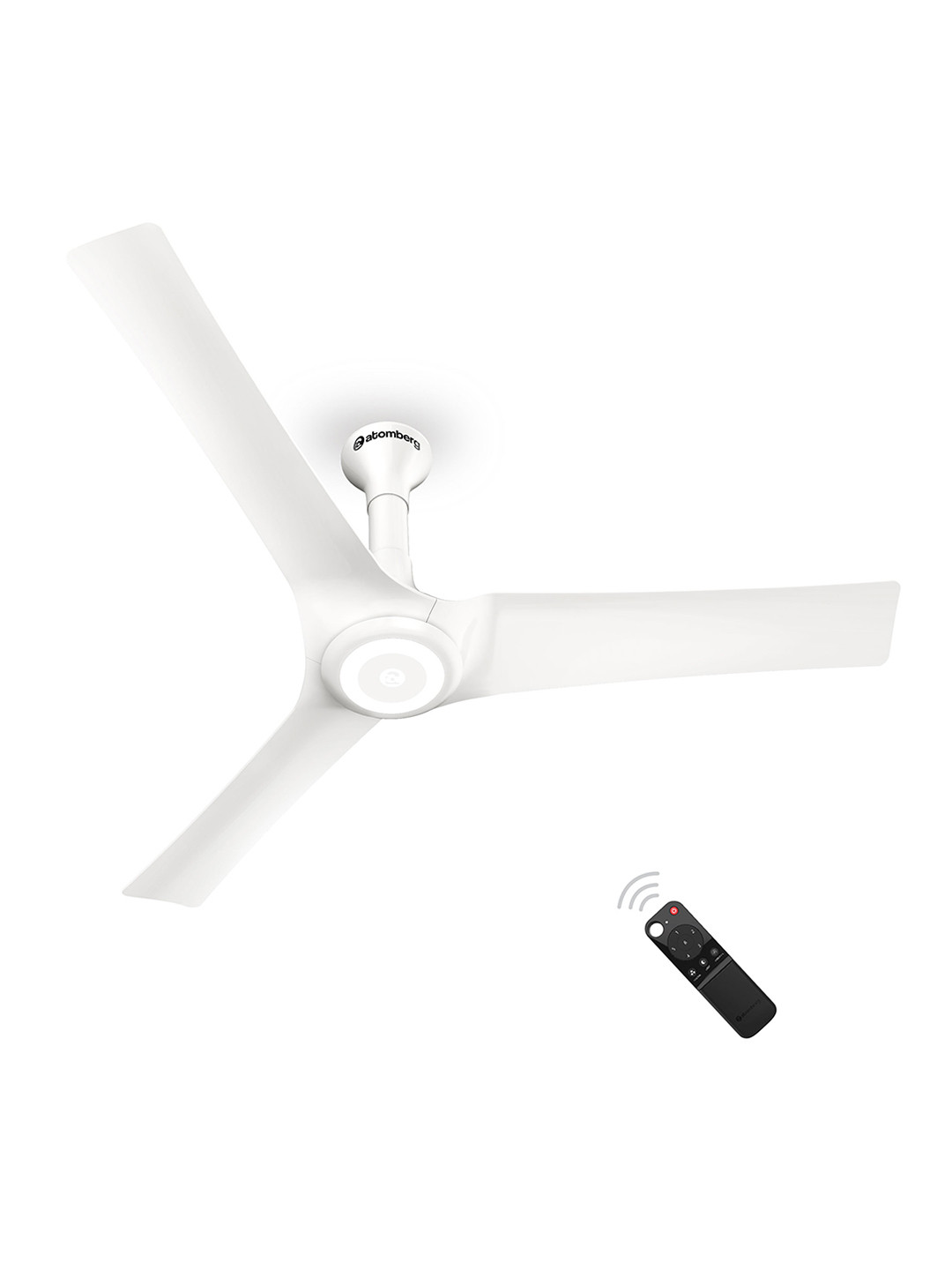 Atomberg Marble White Aris Starlight Smart 1200mm BLDC Ceiling Fan with IoT & Remote