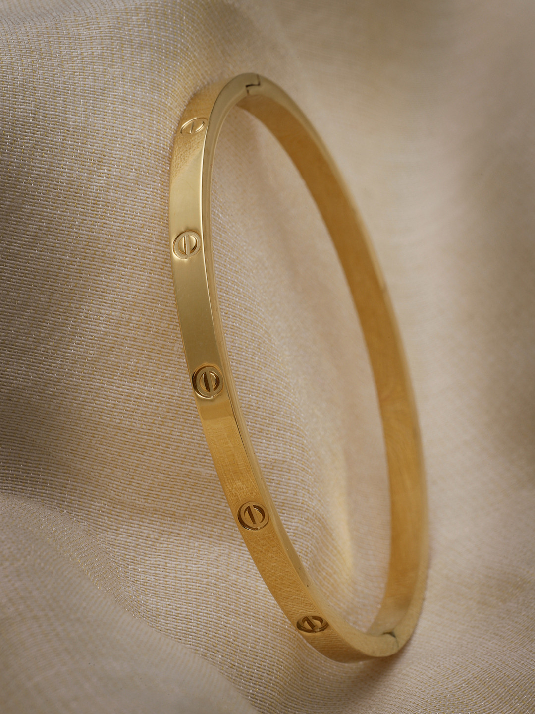 DressBerry Gold Kada Bracelet