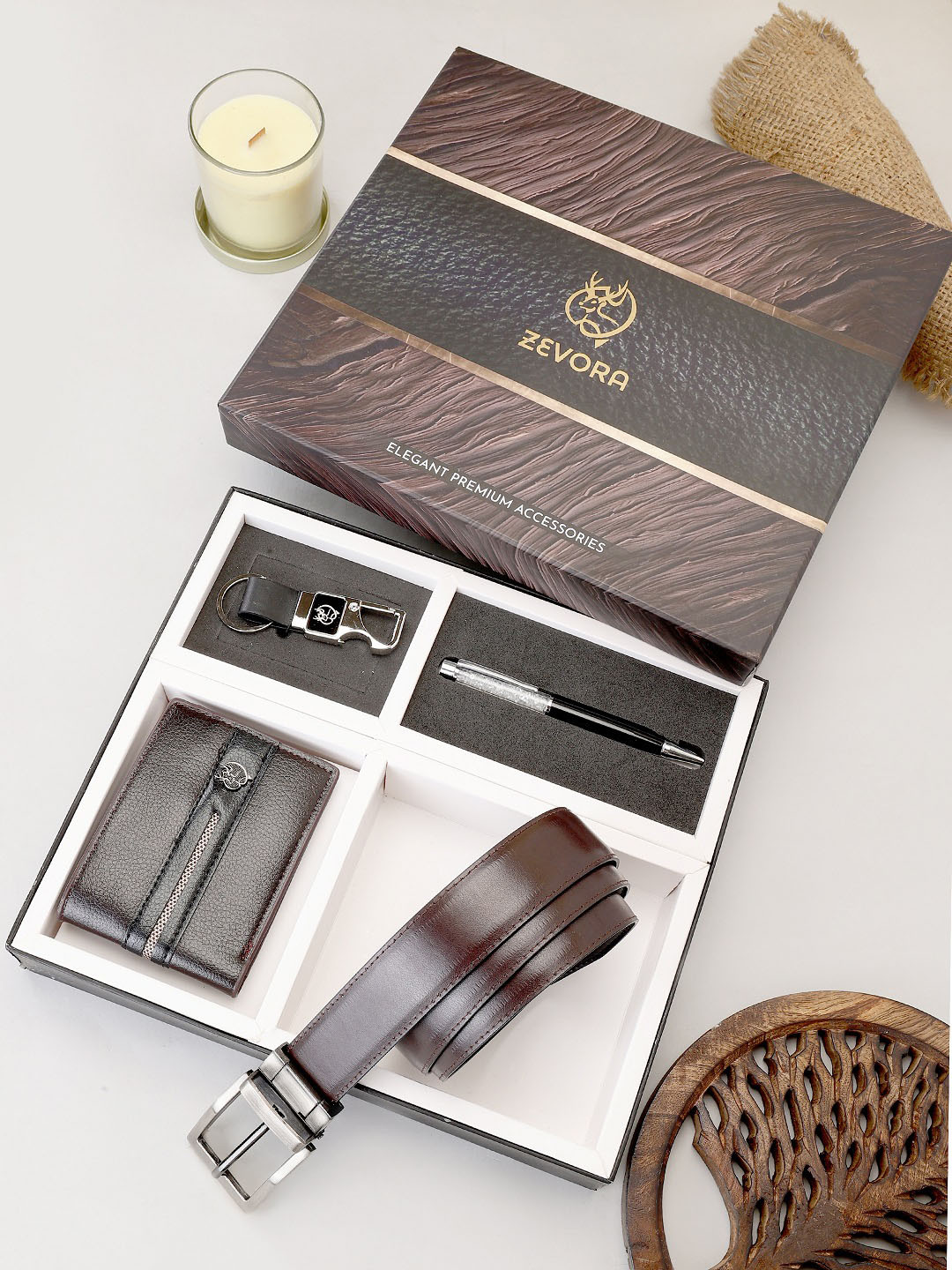 ZEVORA Men Accessory Gift Set Comes with a box