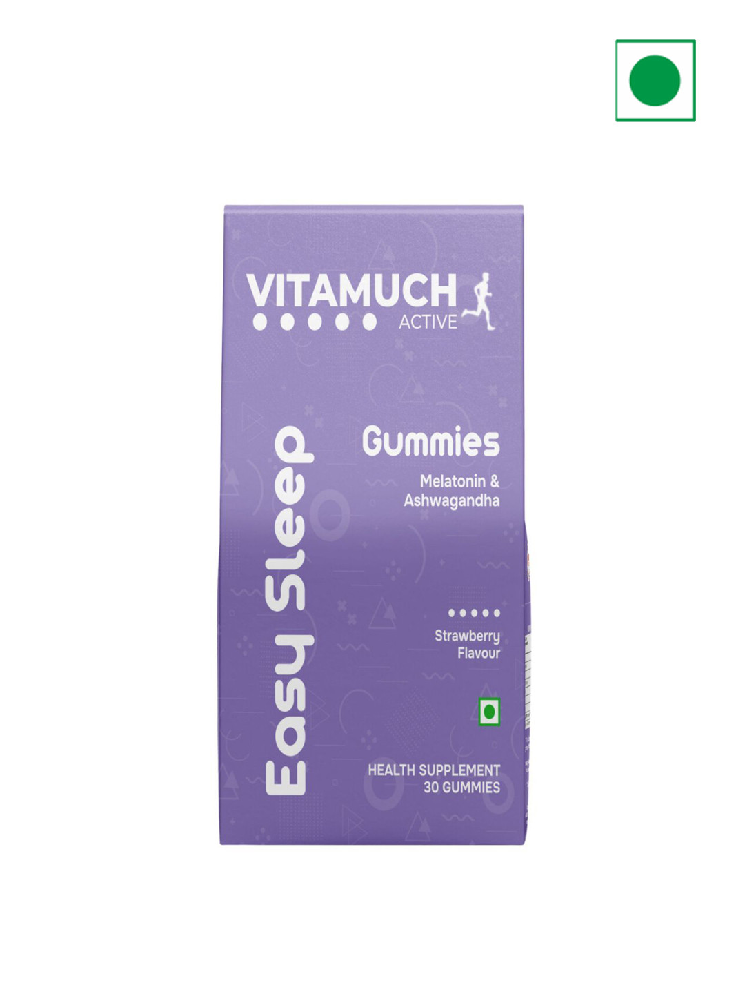 Vitamuch Easy Sleep Gummies With Melatonin & Ashwagandha - Strawberry Flavour 30 Gummies