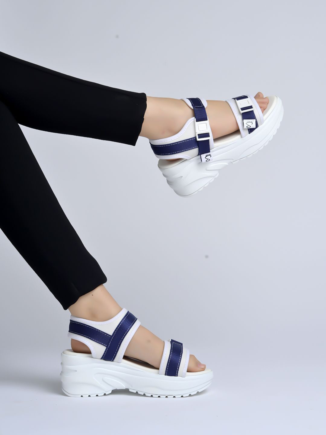 Shoetopia Girls  Wedge Heel Sports Sandals with Buckles