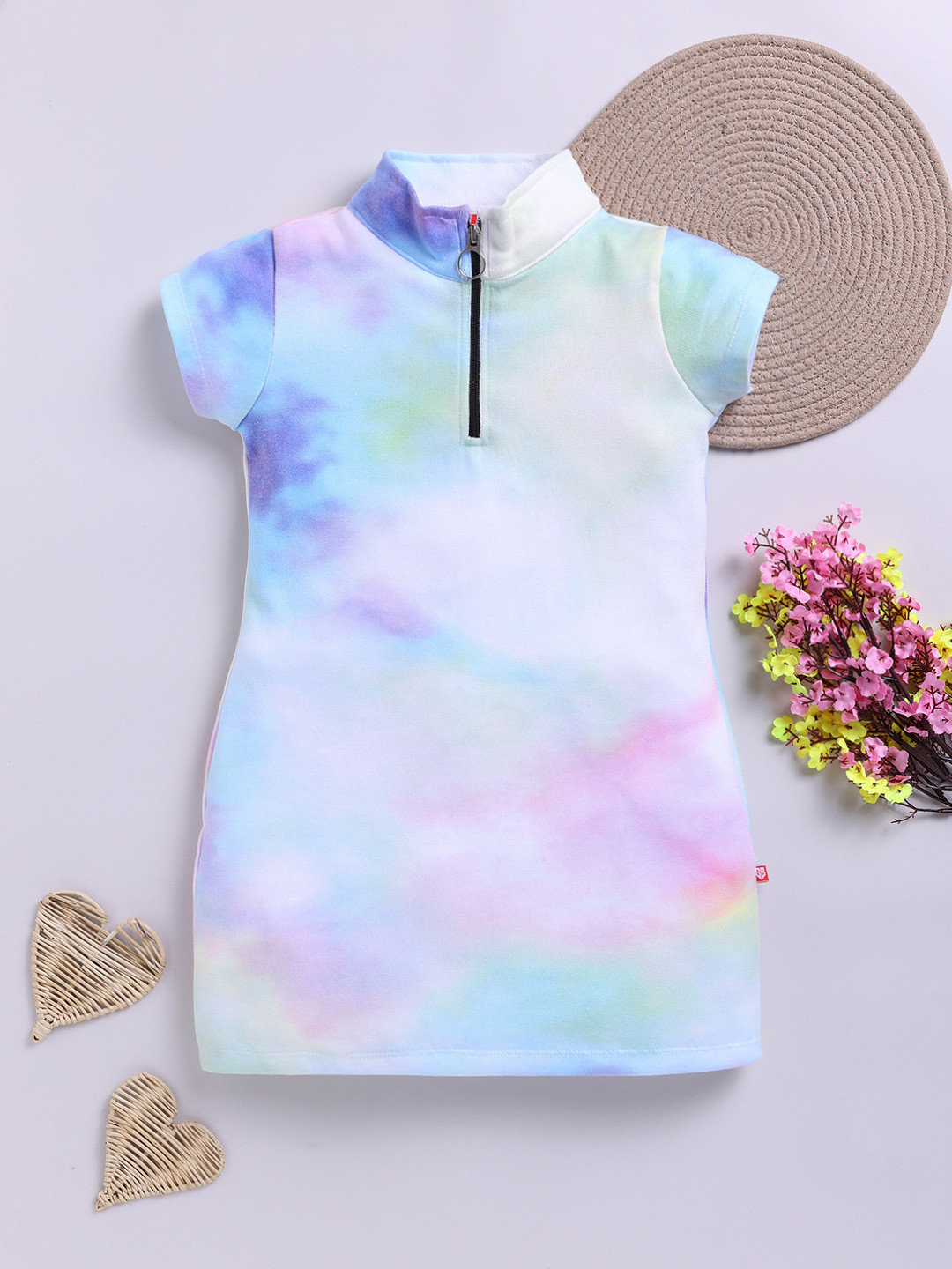 Here&Now X Game Begins Tie and Dye Bodycon Dress