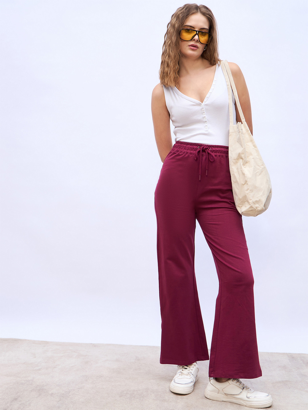 Styli Women High Waist Elasticated Waist Band With Hem Slit