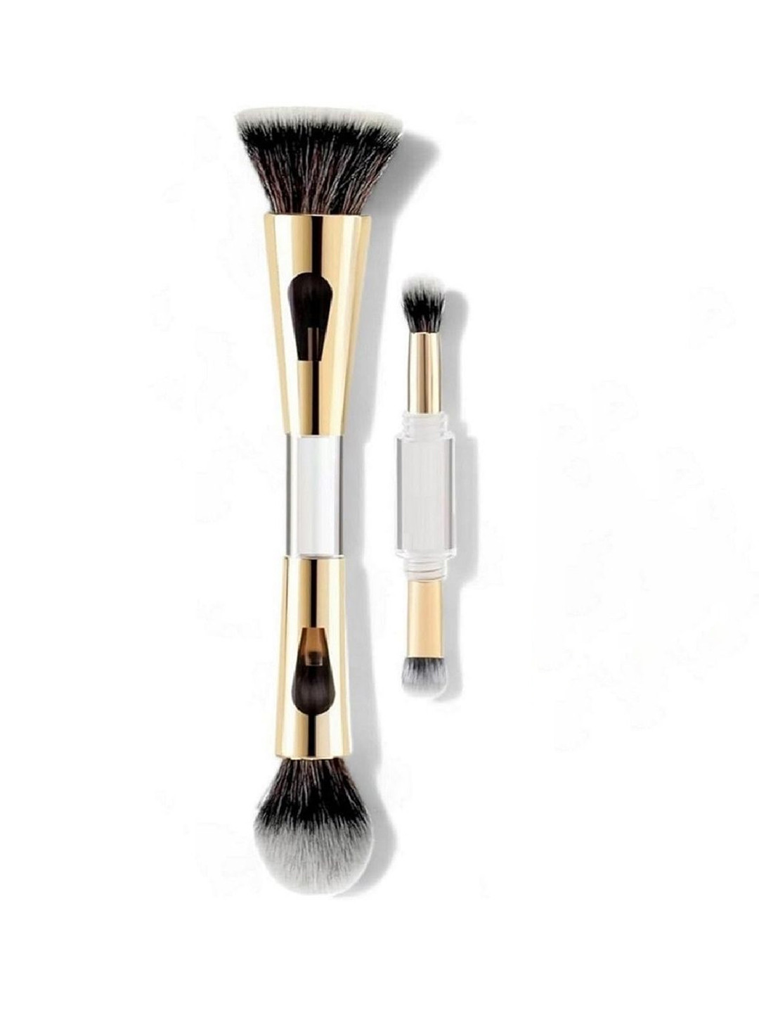 Facejewel 4 In1 Makeup Brush With Round Puff