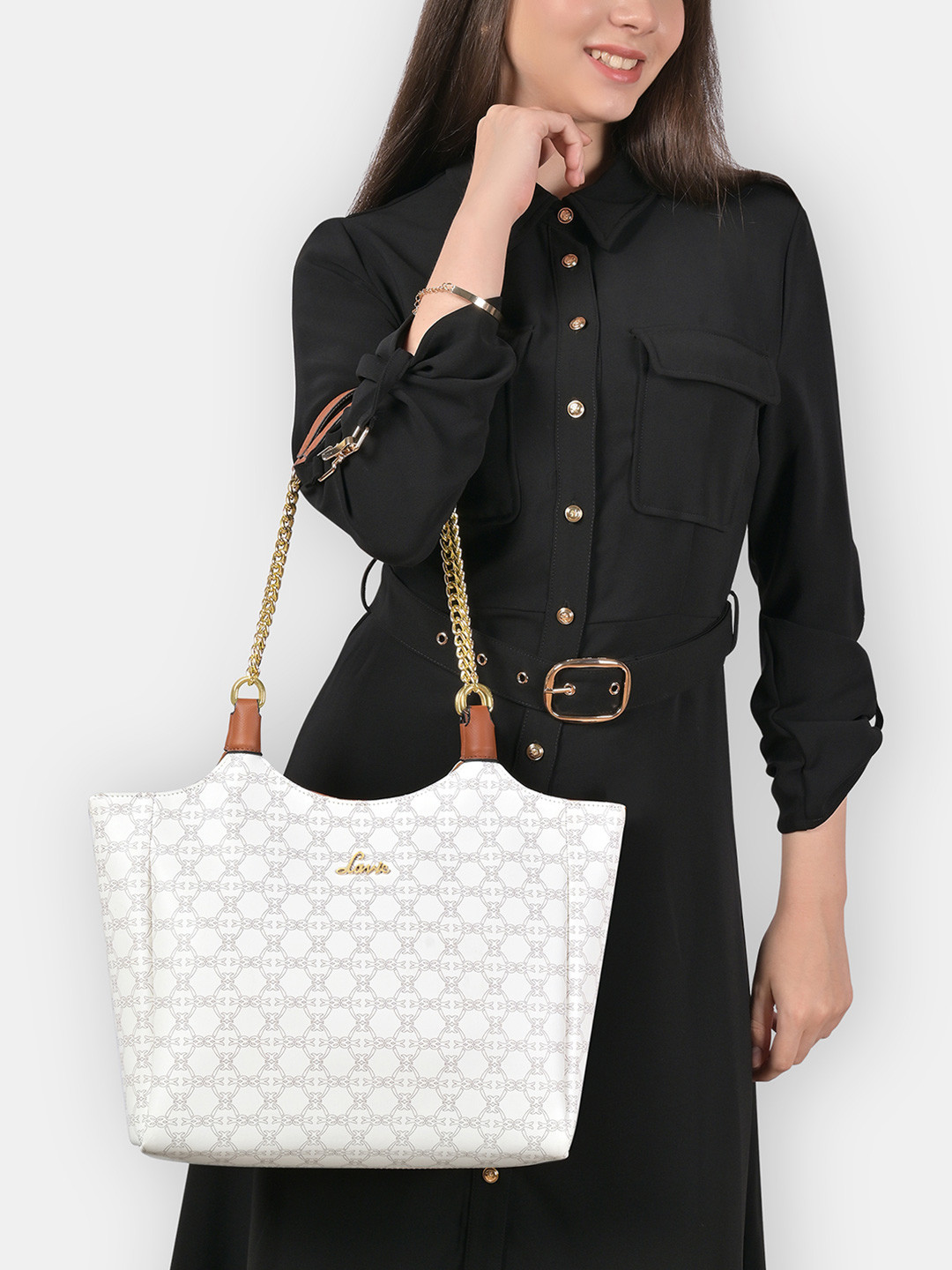 Lavie Women Mono Madhia Tote Handbag