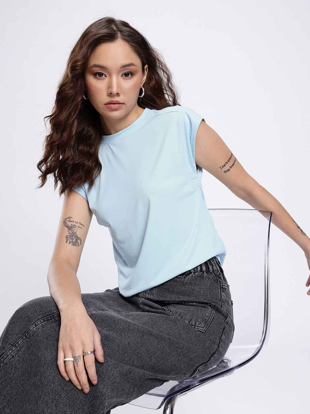 Stylecast X Hersheinbox Cap Sleeves Top