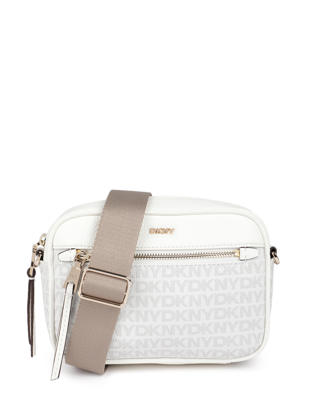DKNY Printed Structured Sling Bag