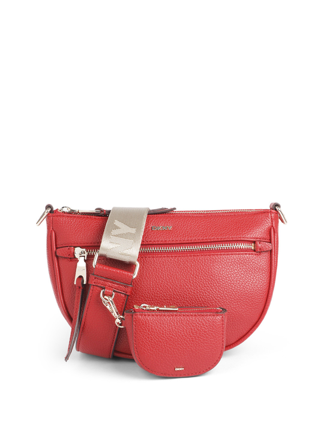 DKNY  Structured Sling Bag with Coin Pouch