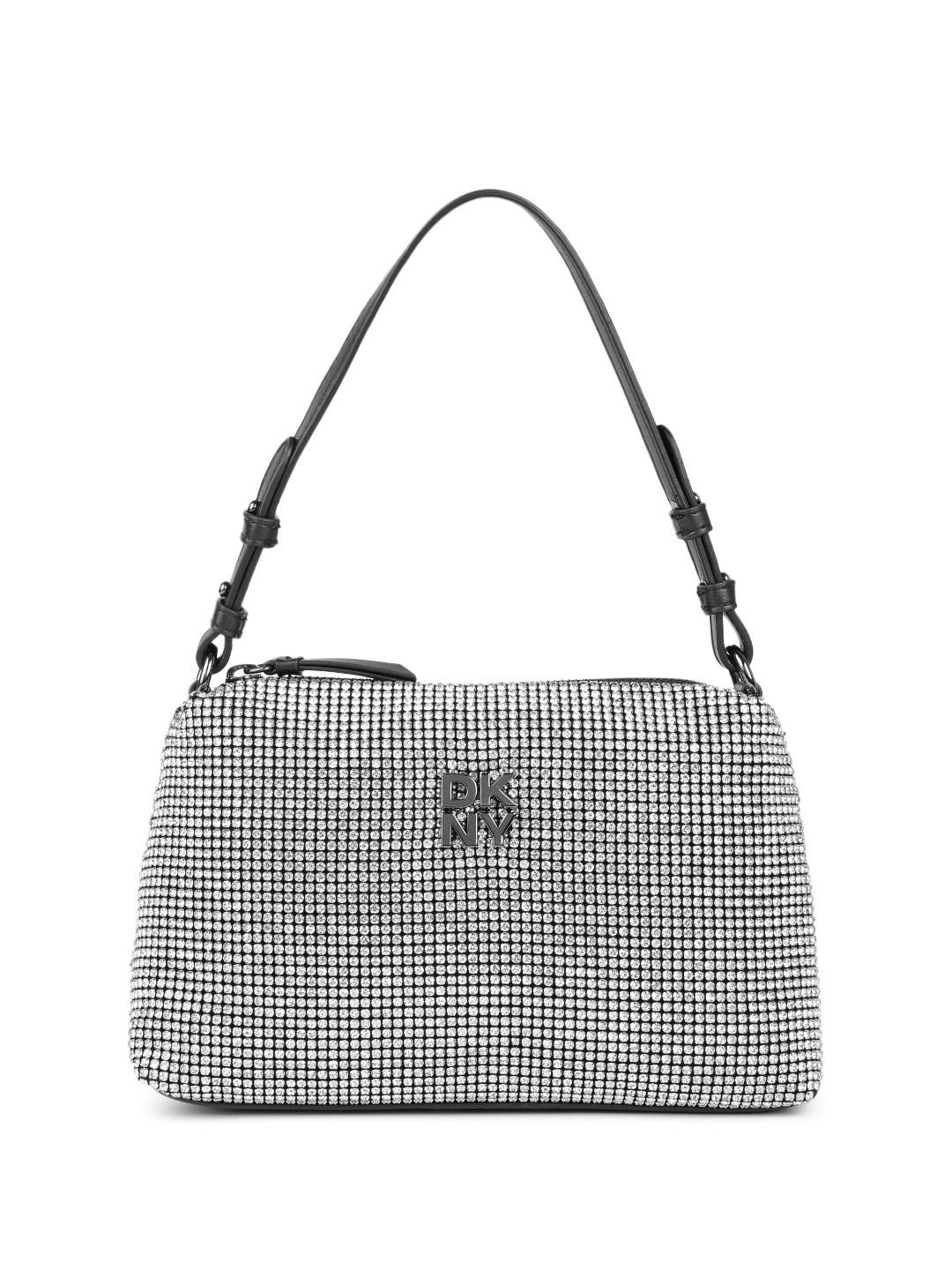 DKNY Embellished Structured Shoulder Bag