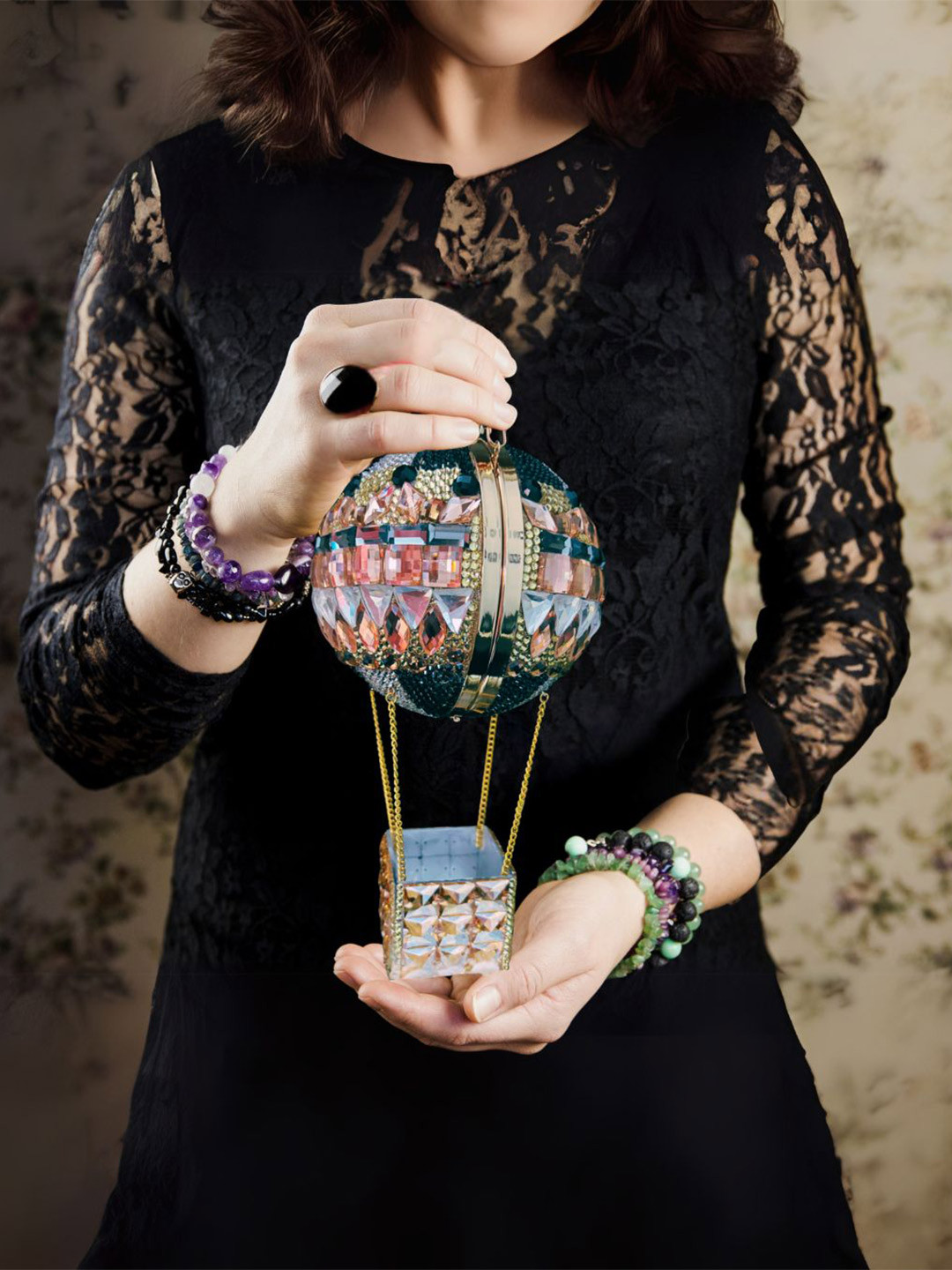 PURPLE WINGS Shopper Handheld Bag