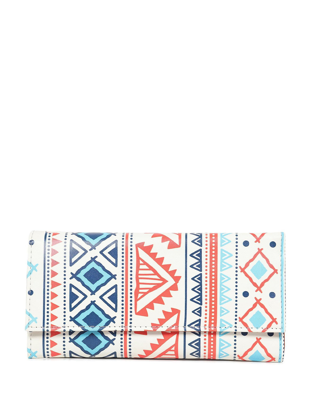 ShopMantra Women Geometric Printed Three Fold Wallet with SD Card Holder