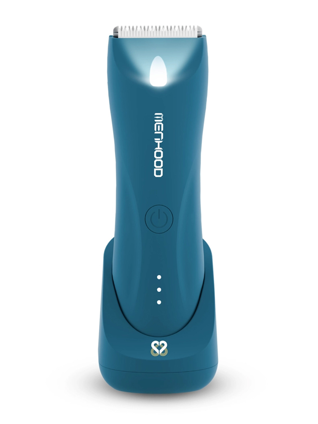 MENHOOD Men Blue Waterproof Wireless Type C Charging Balls & Body Grooming Trimmer 1.0 Pro