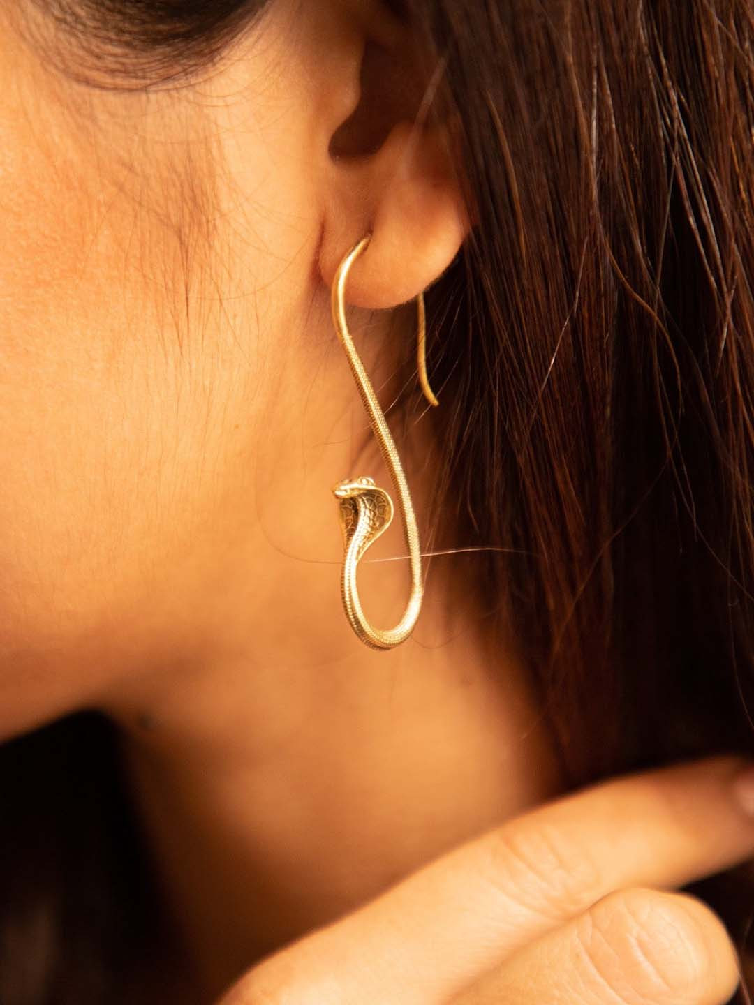 Soul Works Contemporary Hoop Earrings with free Brasso polishing Liquid