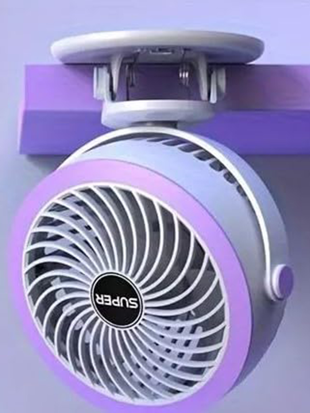 Sasimo Purple Table Fan