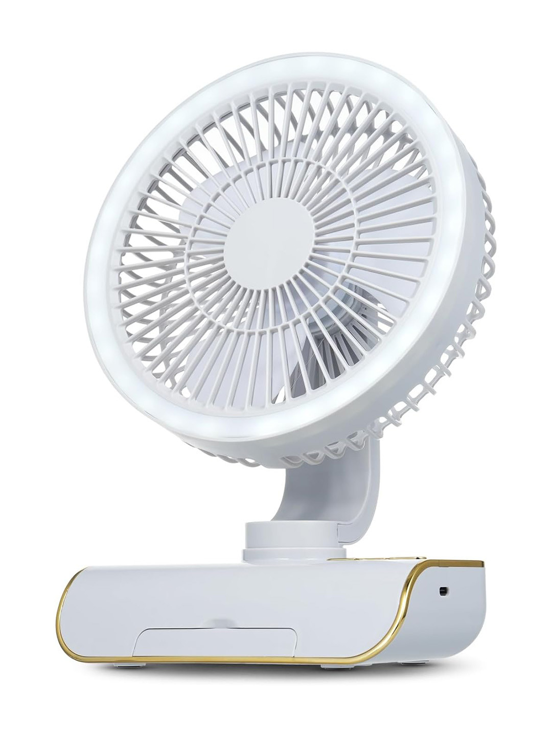 Sasimo White Table Fan