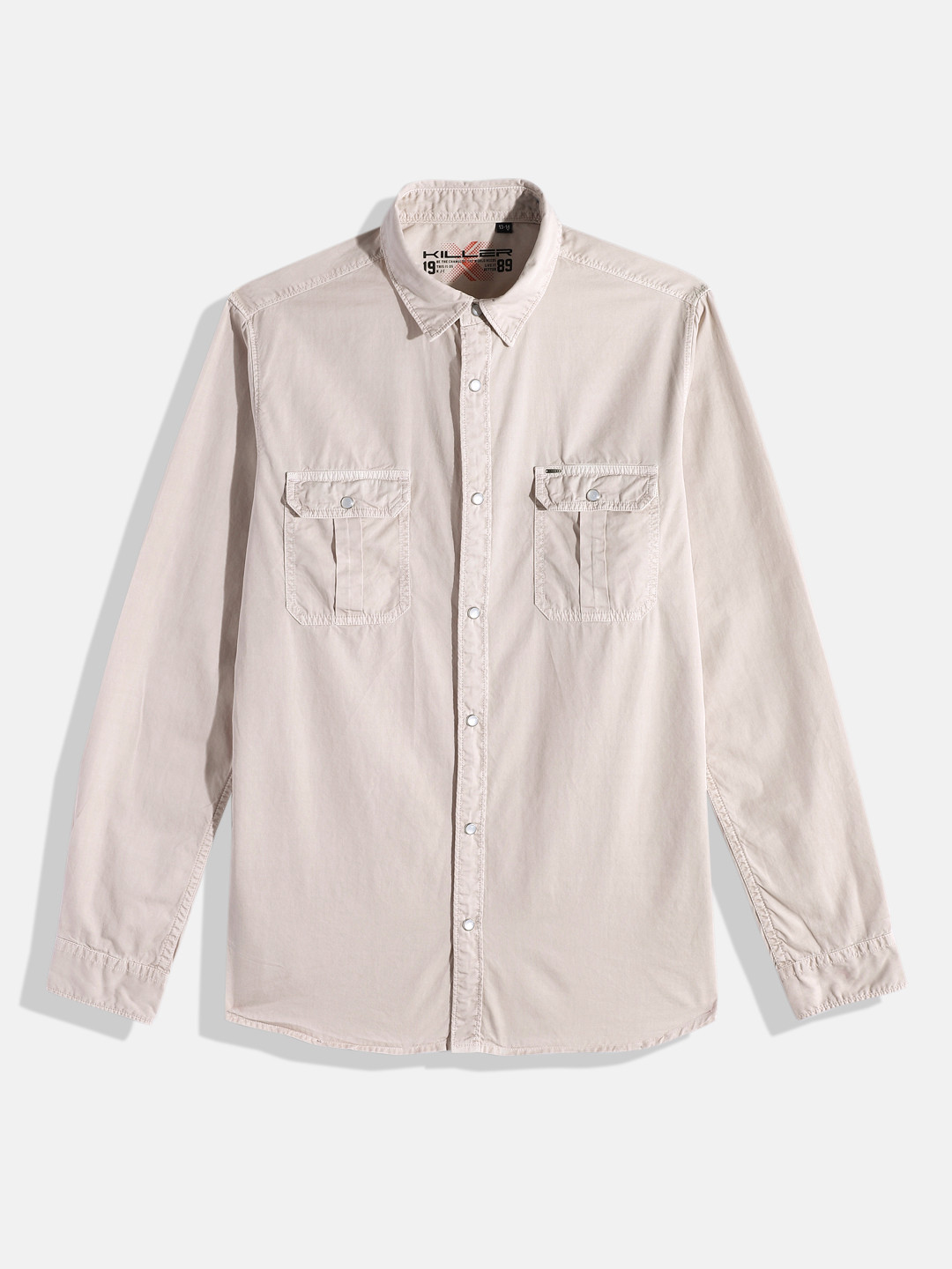 JUNIOR KILLER Boys Slim Fit Pure Cotton Casual Shirt