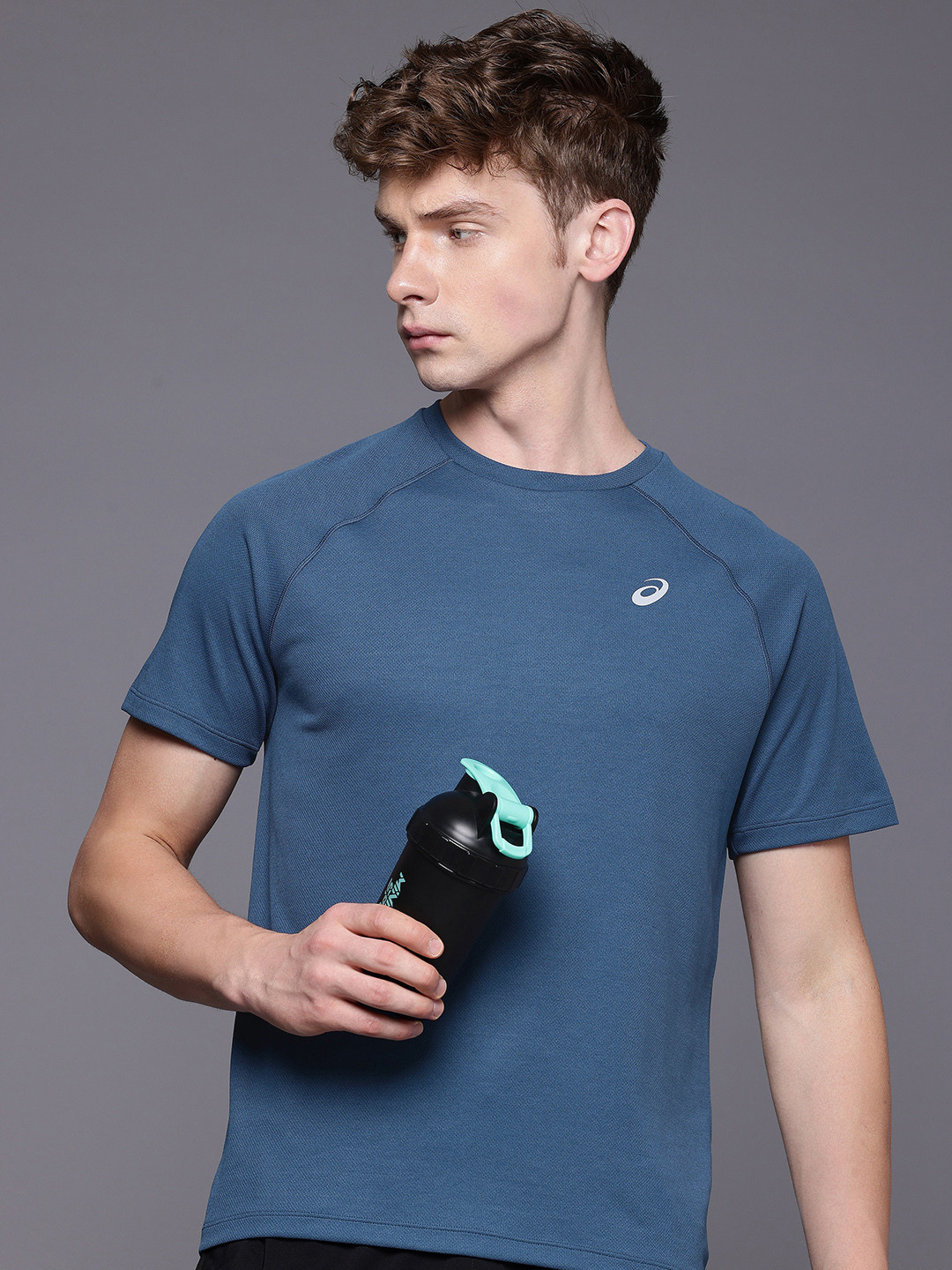 ASICS Self-Design Quick Dry Raglan Sleeves Running T-shirt