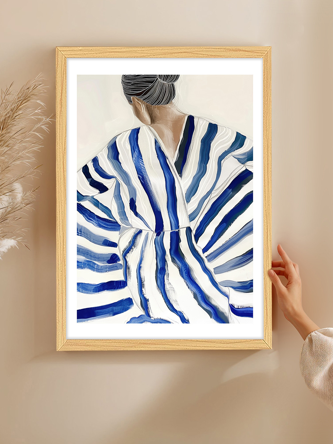 Art Street Synthetic Wood Table Top Rectangle Paintings Wall Art - 16 x 22In