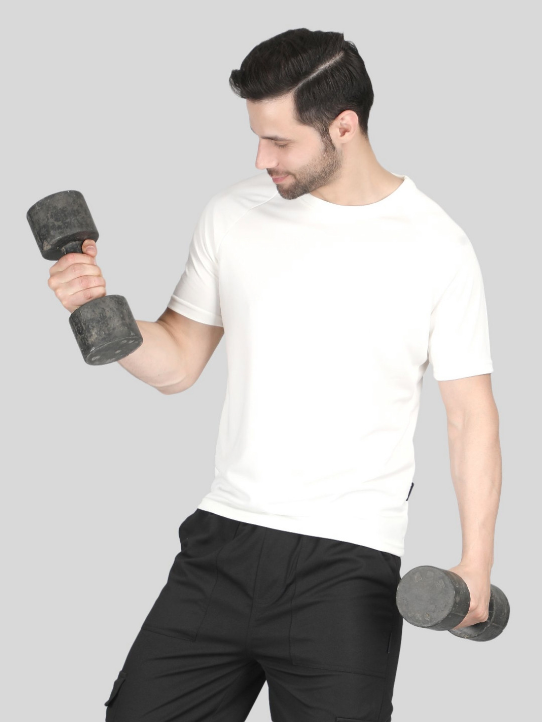 Raxedo Dry-Fit Workout & Sports Relaxed Fit T-Shirt