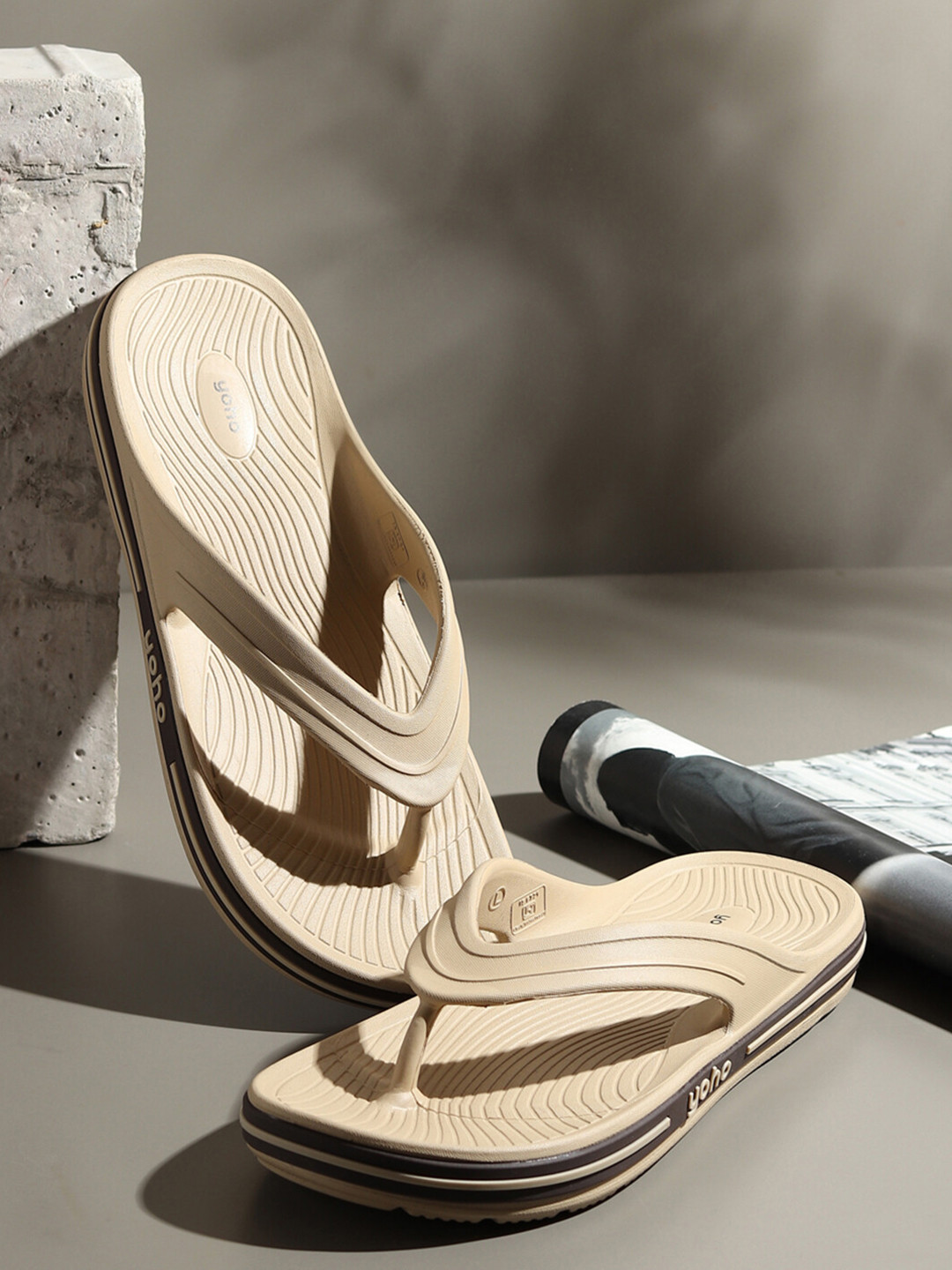 yoho Men Grip Anti-Skid Waterproof Soft Footpharma Footbed Slipper