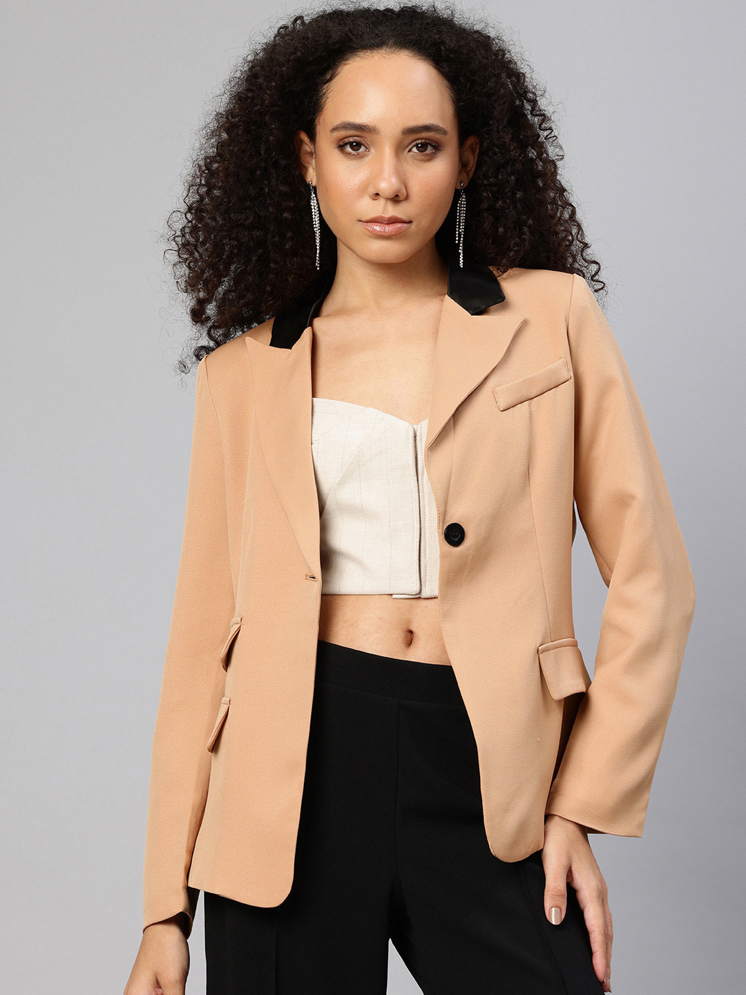 London Rag Relaxed Fit Single Breasted Casual Blazer