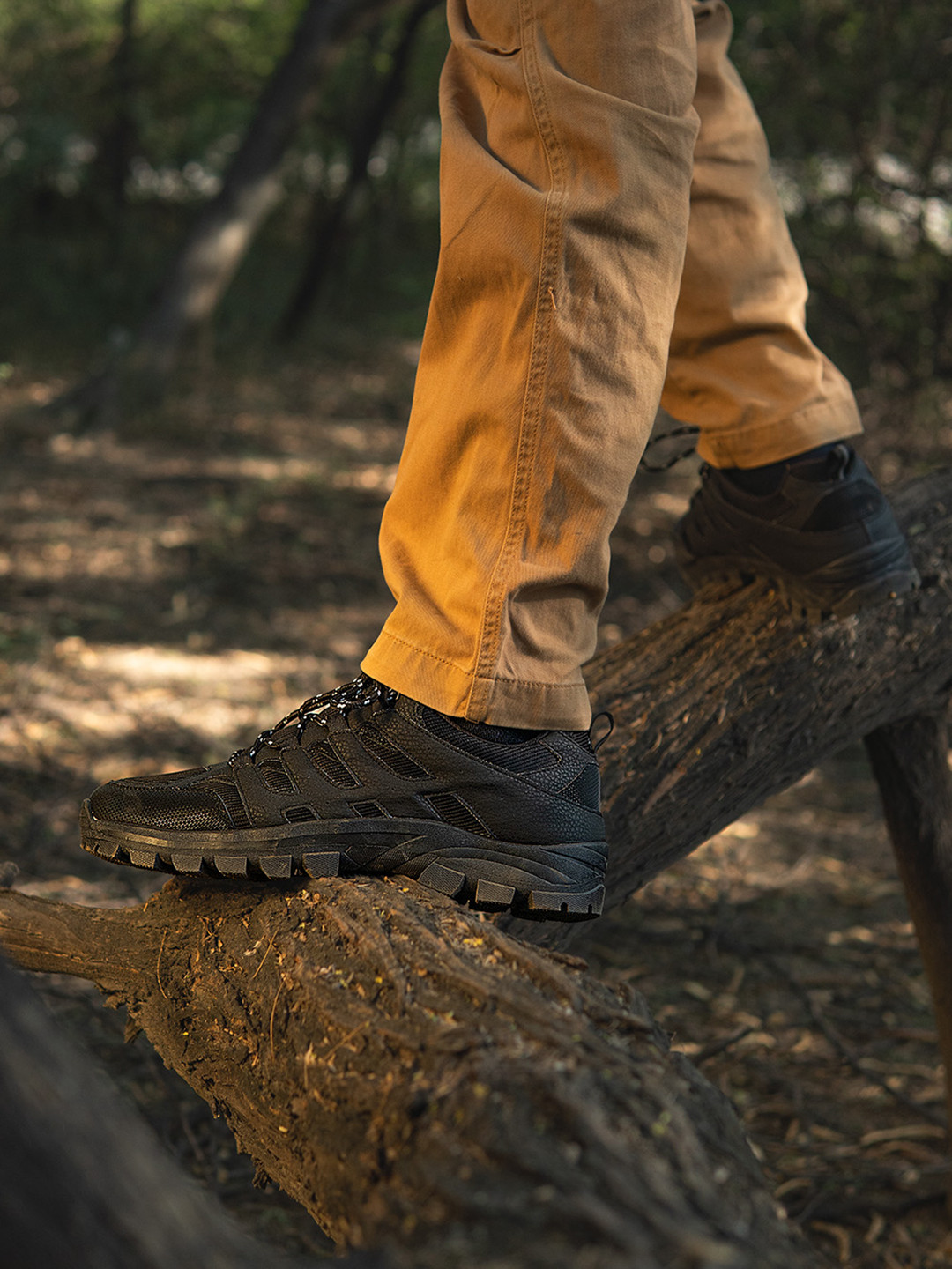 bacca bucci EverTrek Men Outdoor Hiking Boots-All-Terrain Grip Onyx Black UK 6