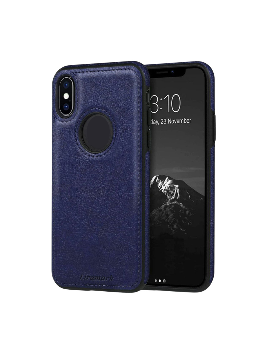 LIRAMARK Solid Printed iPhone Xs Back Case Mobile Accessories