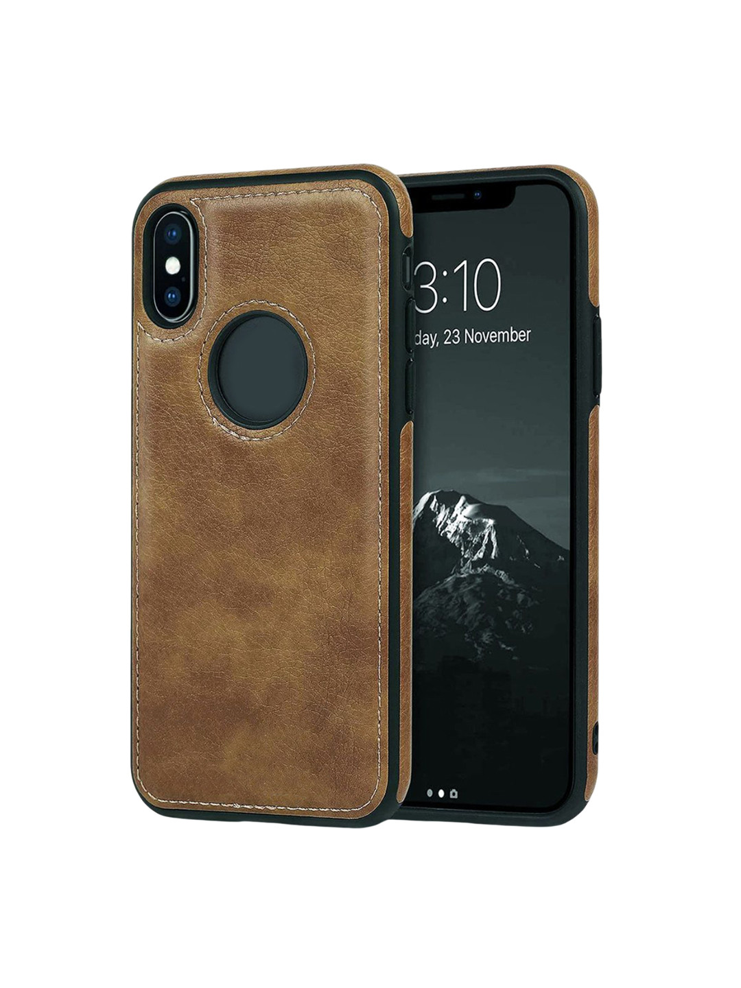 LIRAMARK Solid Printed iPhone Xs Back Case Mobile Accessories