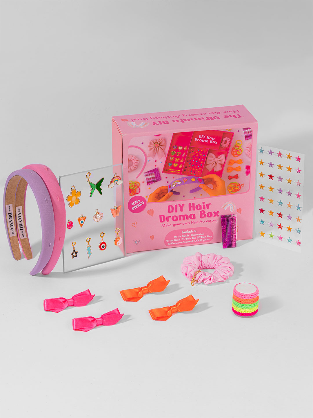 HAIR DRAMA CO. Kids Assorted DIY Hair Accessories Making Kit