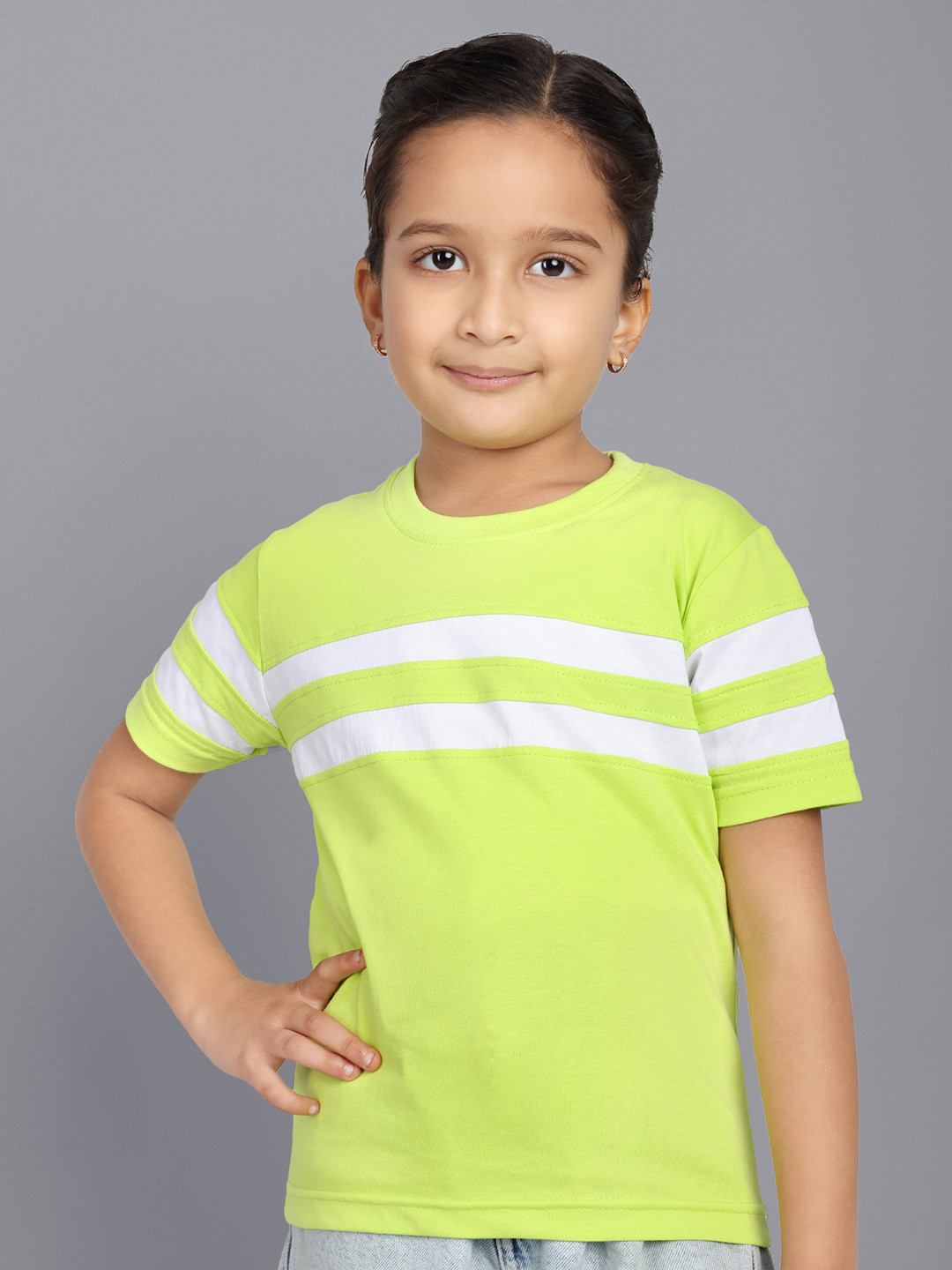 Billion Girls Striped Cotton T-shirt