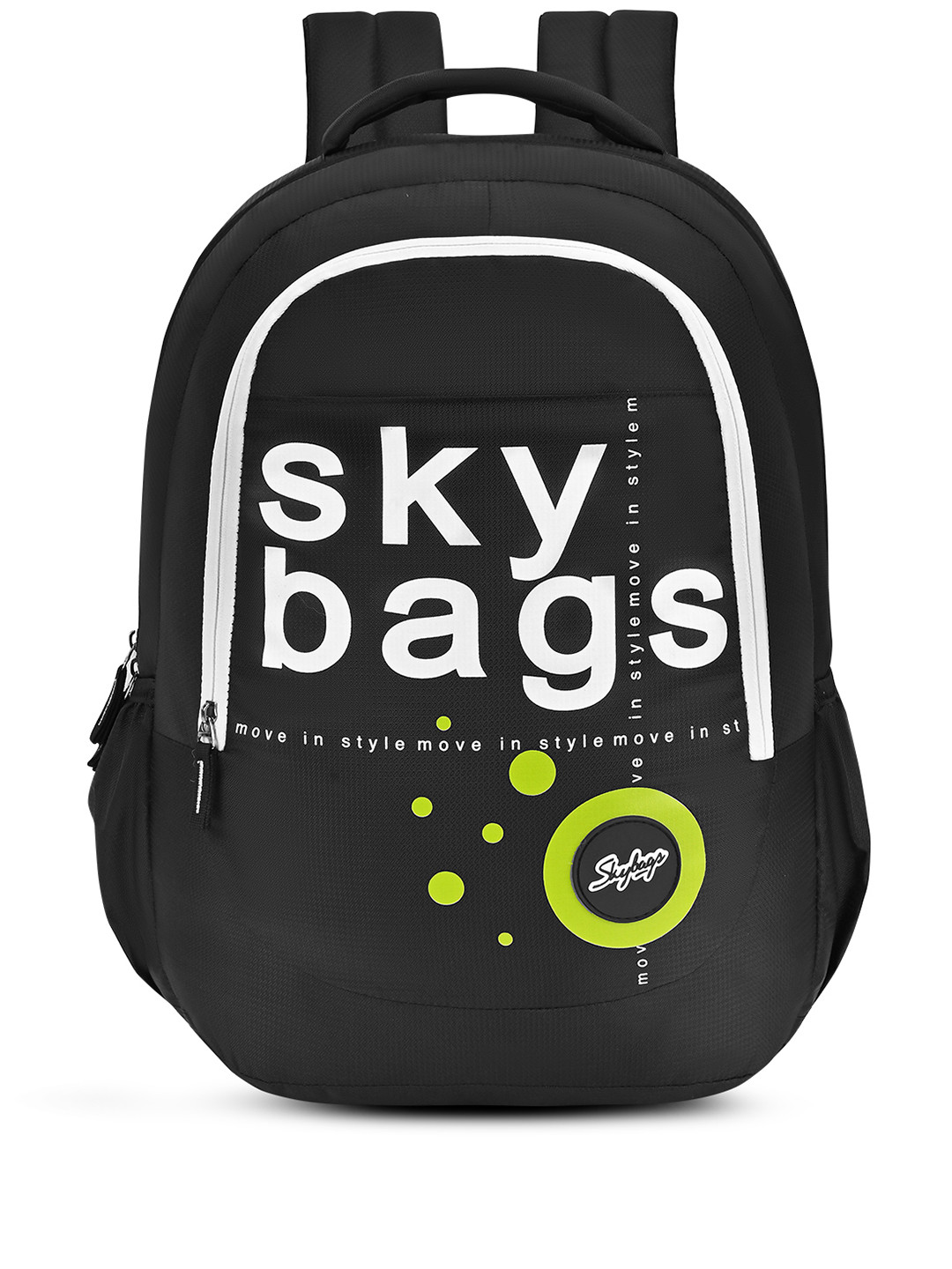 Skybags Zippy 01 Black School Backpack