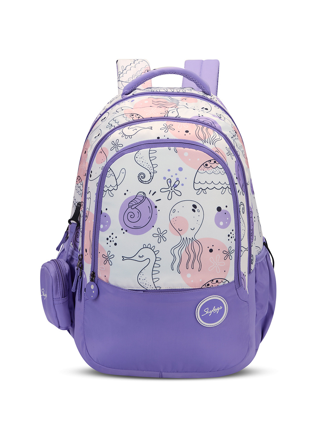 Skybags Charm 03 Purple School Backpack