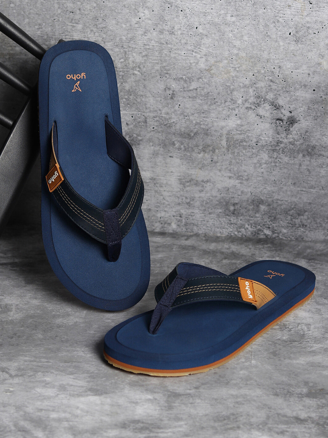 yoho Men Snooze Anti-Skid Ortho Soft Footpharma Footbed Slipper