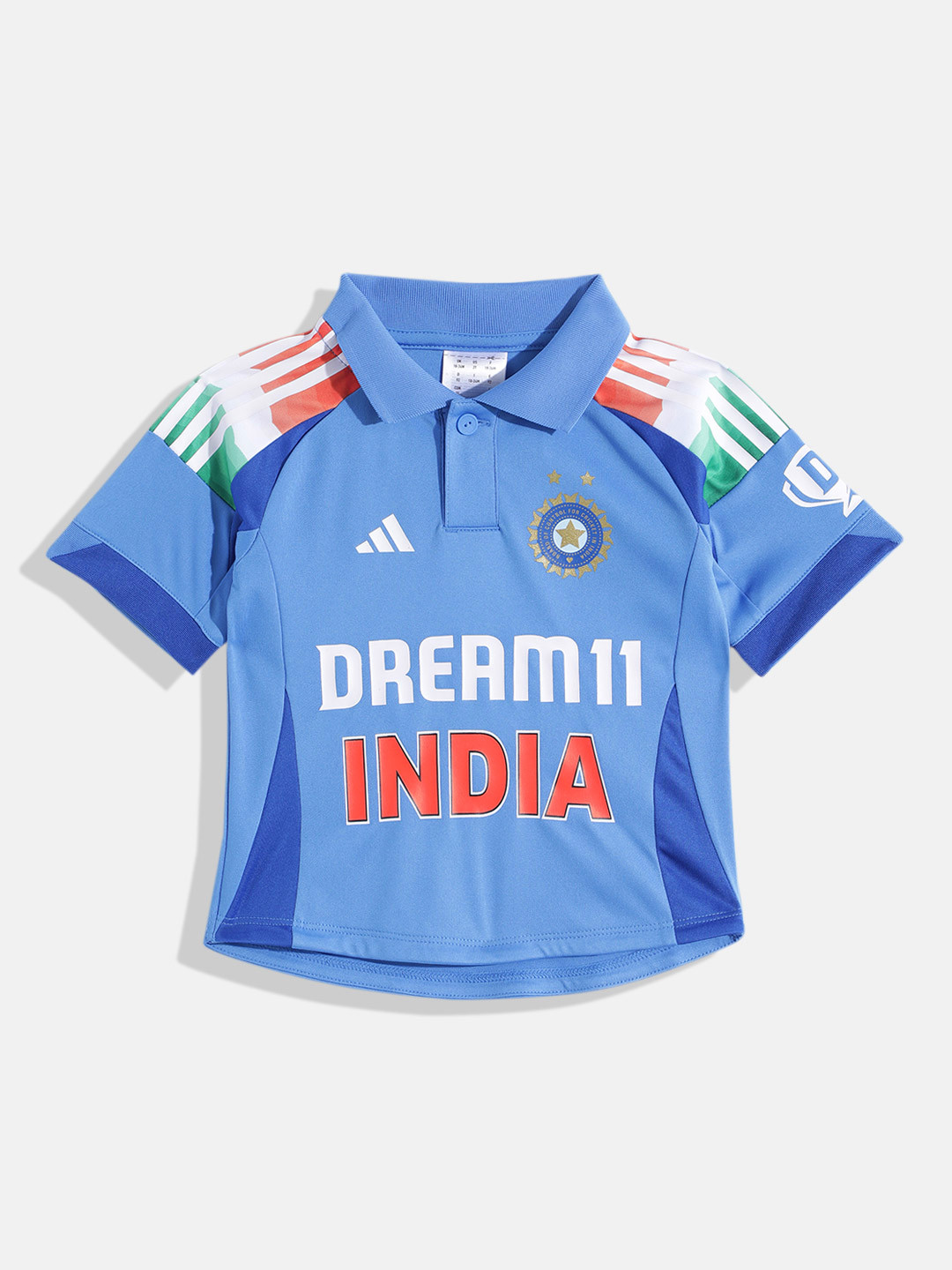 ADIDAS Kids Aeroready India Cricket One Day International 2025 Jersey