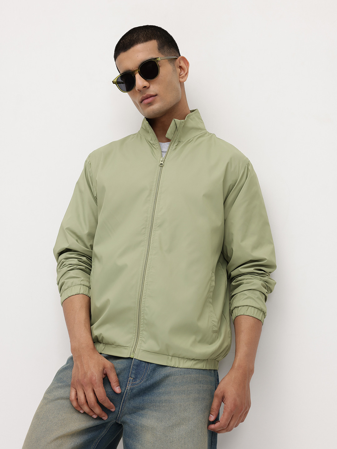 The Roadster Life Co. Mock Collar Tailored Jacket