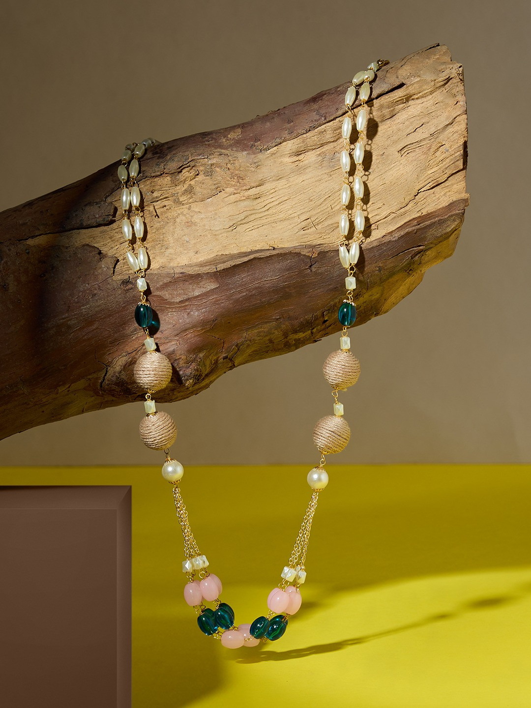 Zaveri Pearls Gold-Plated Necklace