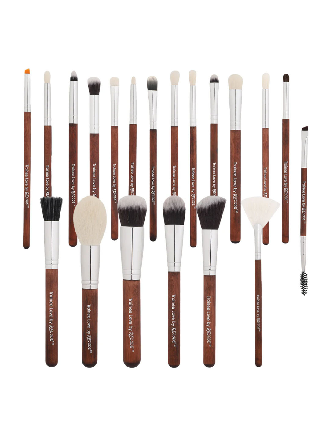 Recode Set Of 20 Trainee Love Makeup Brushes For Beginners